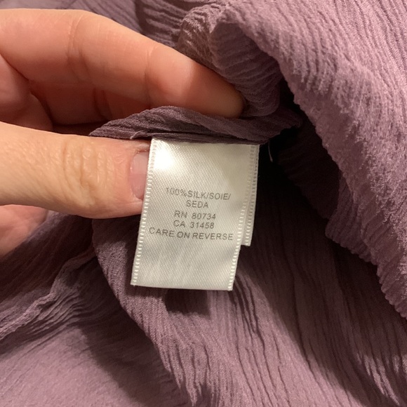 BCBG purple silk top xxs - Picture 3 of 8